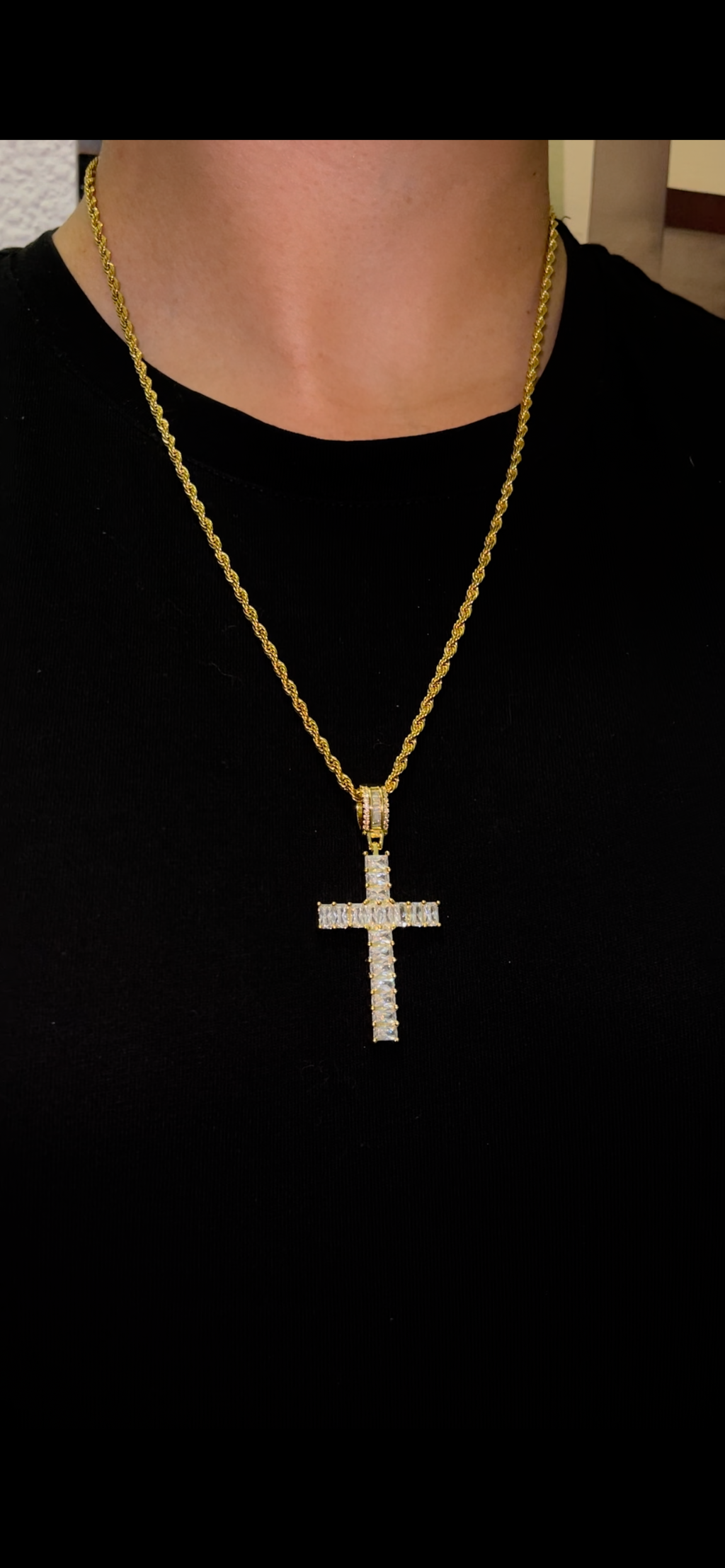 Cadena Torzal y Crucifijo