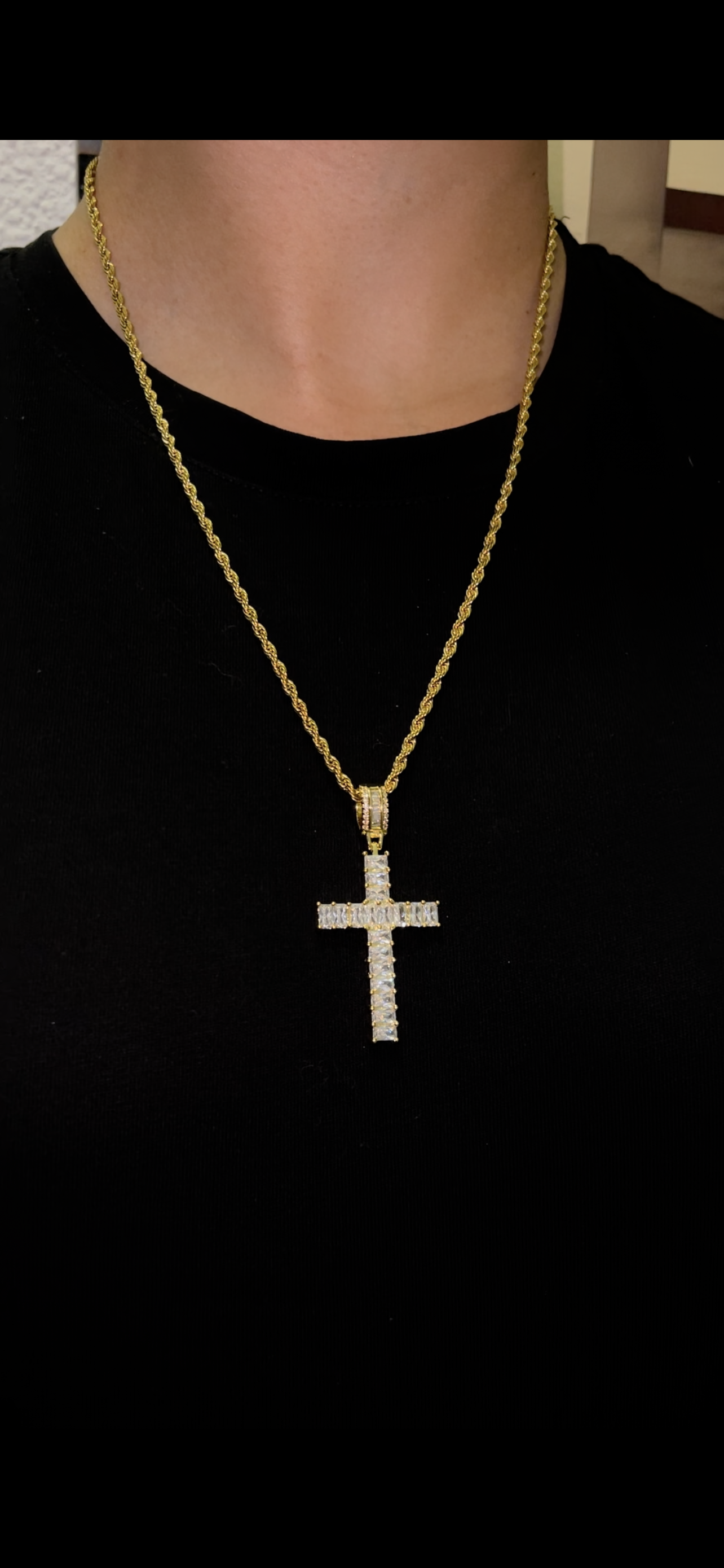 Cadena Torzal y Crucifijo