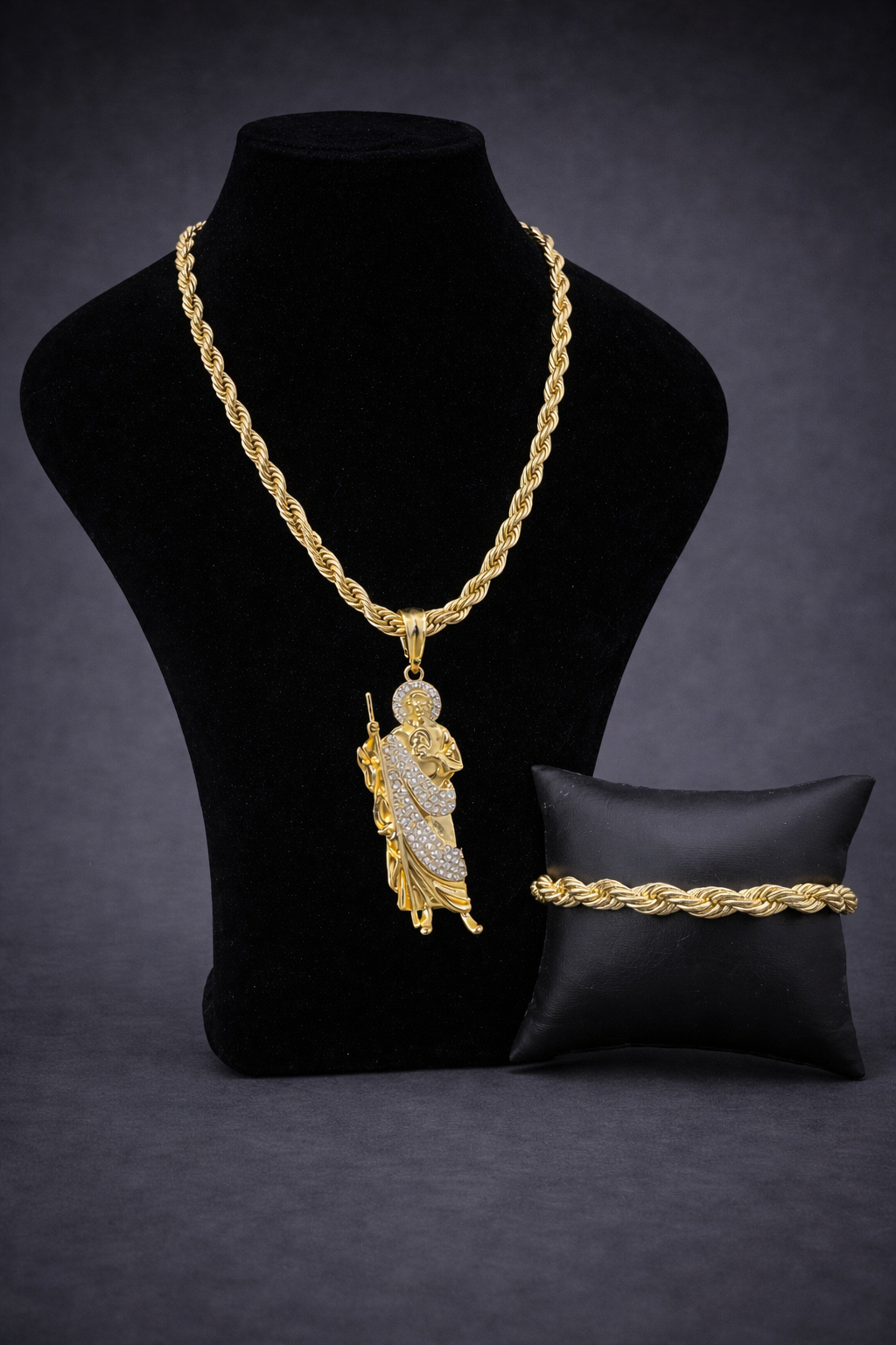 Conjunto San Judas (Cadena, dije, esclava)