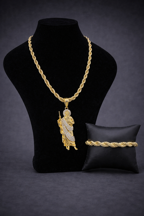 Conjunto San Judas (Cadena, dije, esclava)