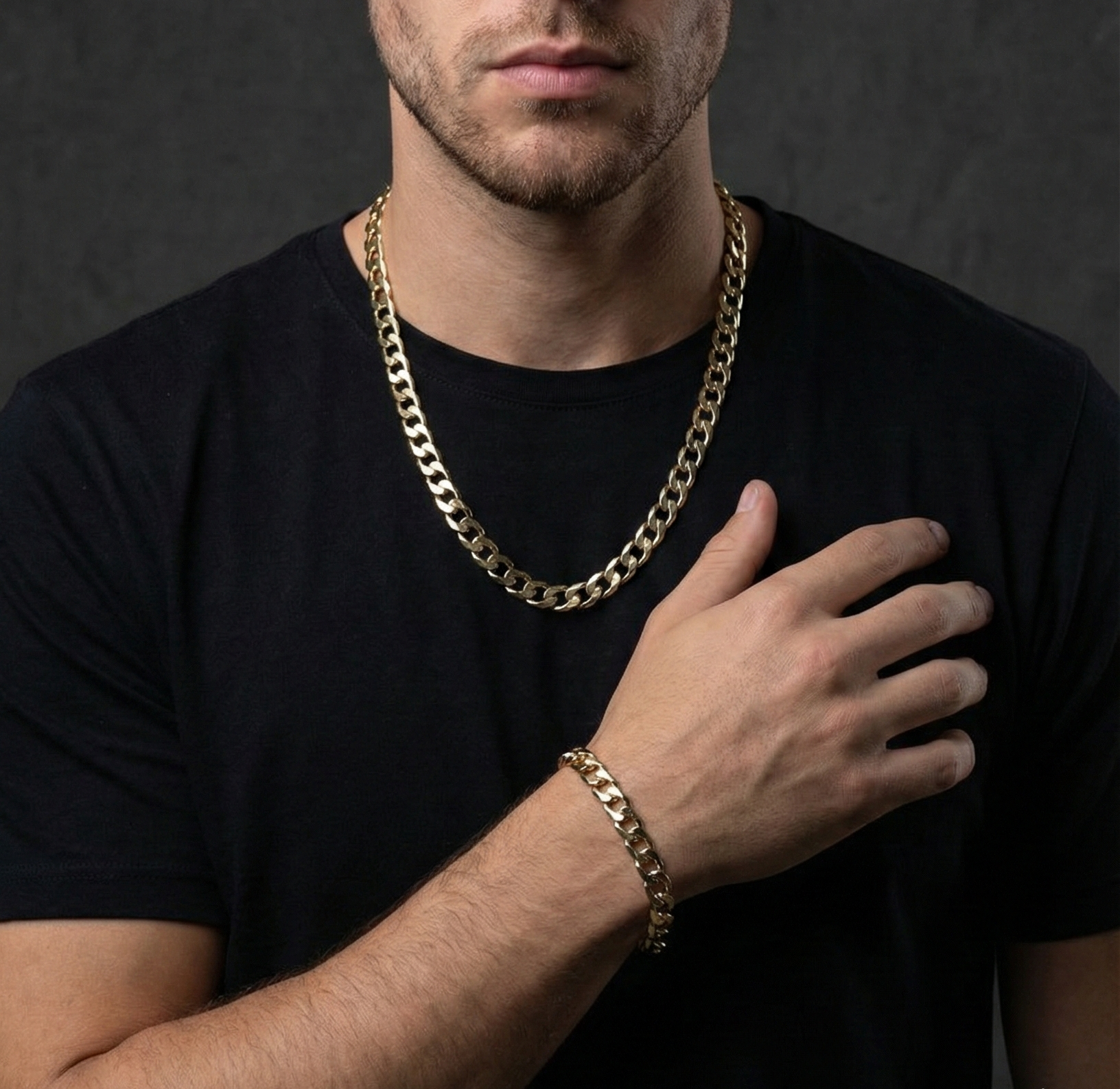 Paquete barbado (Collar y brazalete)