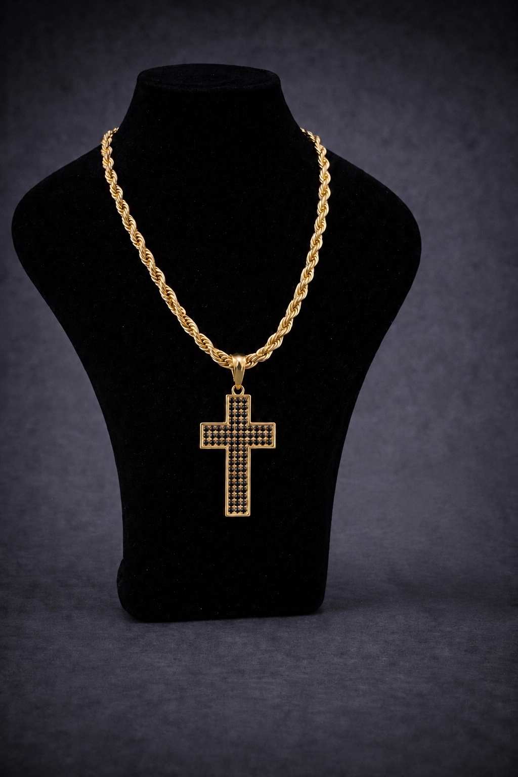 Cadena Torzal y Crucifijo