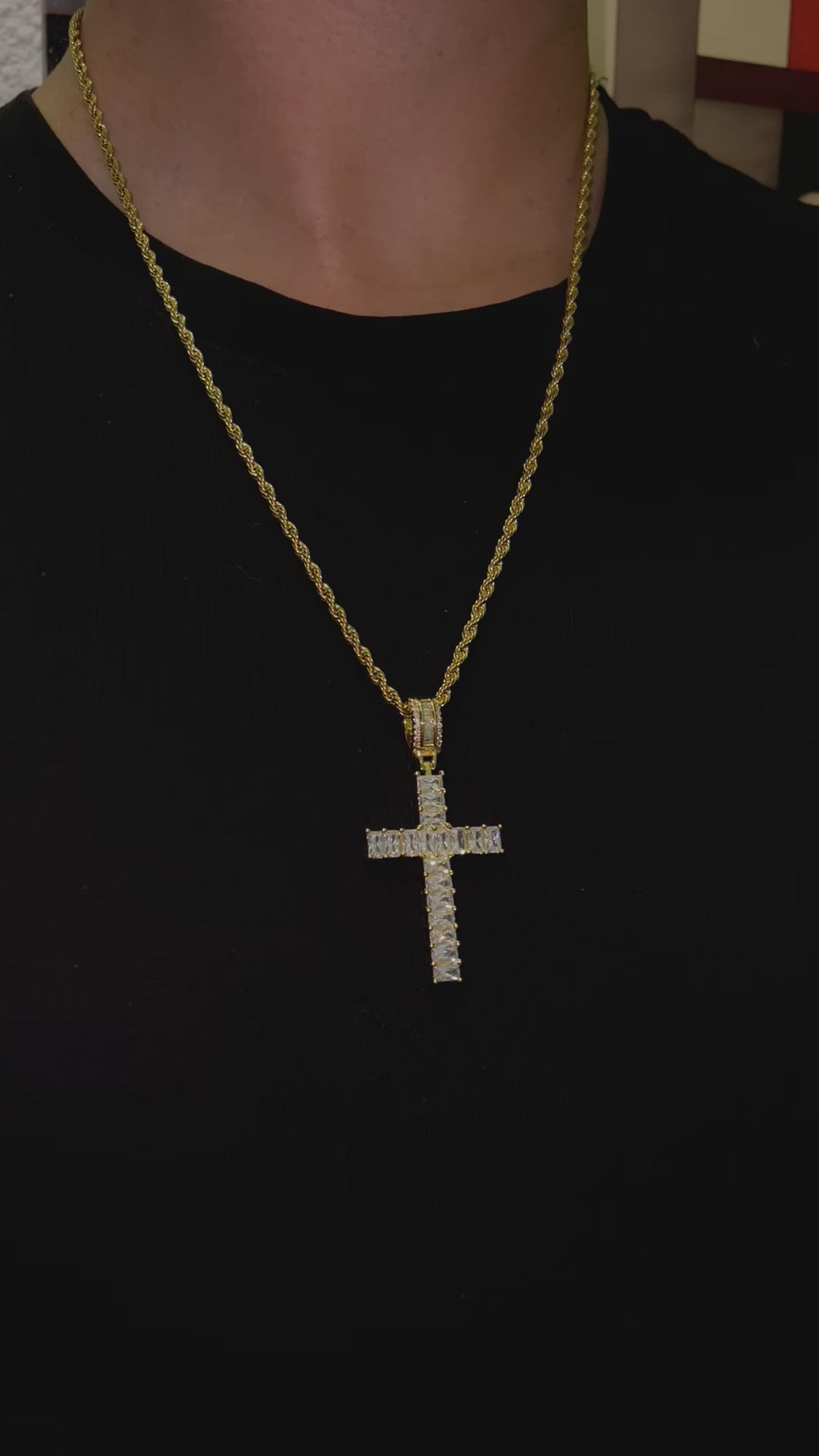 Cadena Torzal y Crucifijo