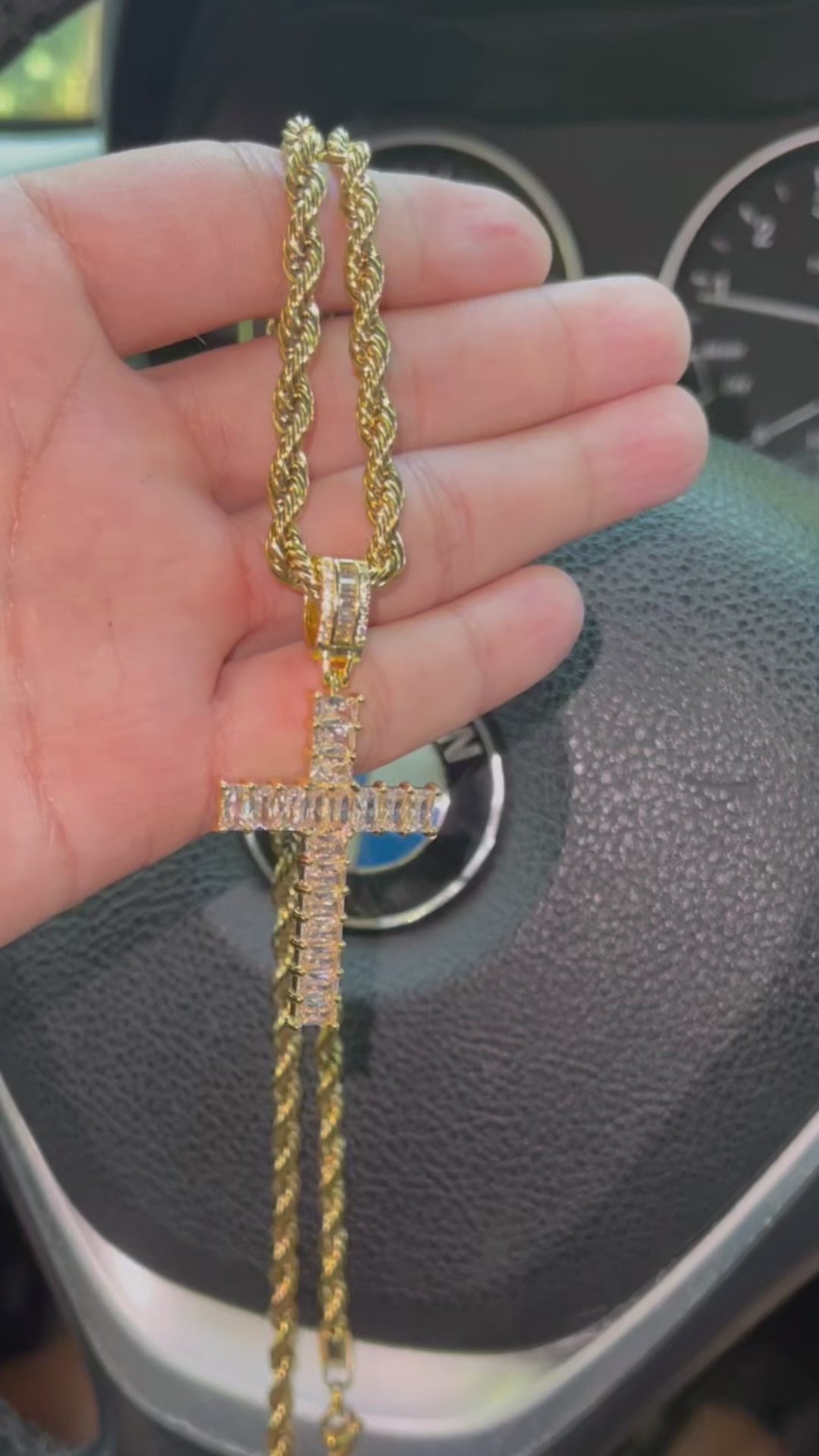 Cadena Torzal y Crucifijo