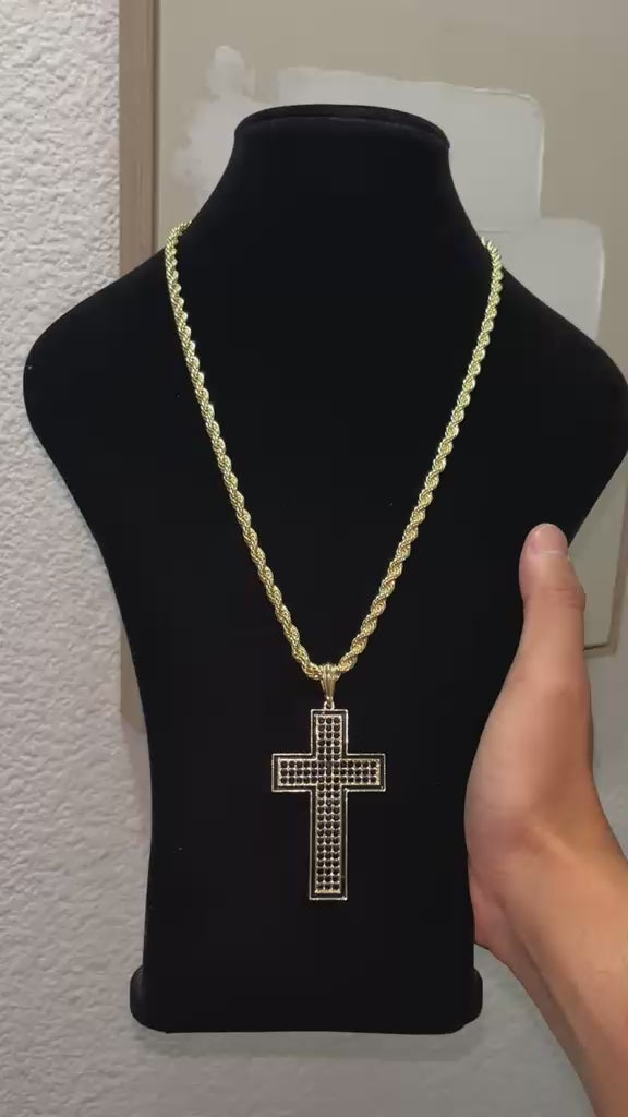 Cadena Torzal y Crucifijo